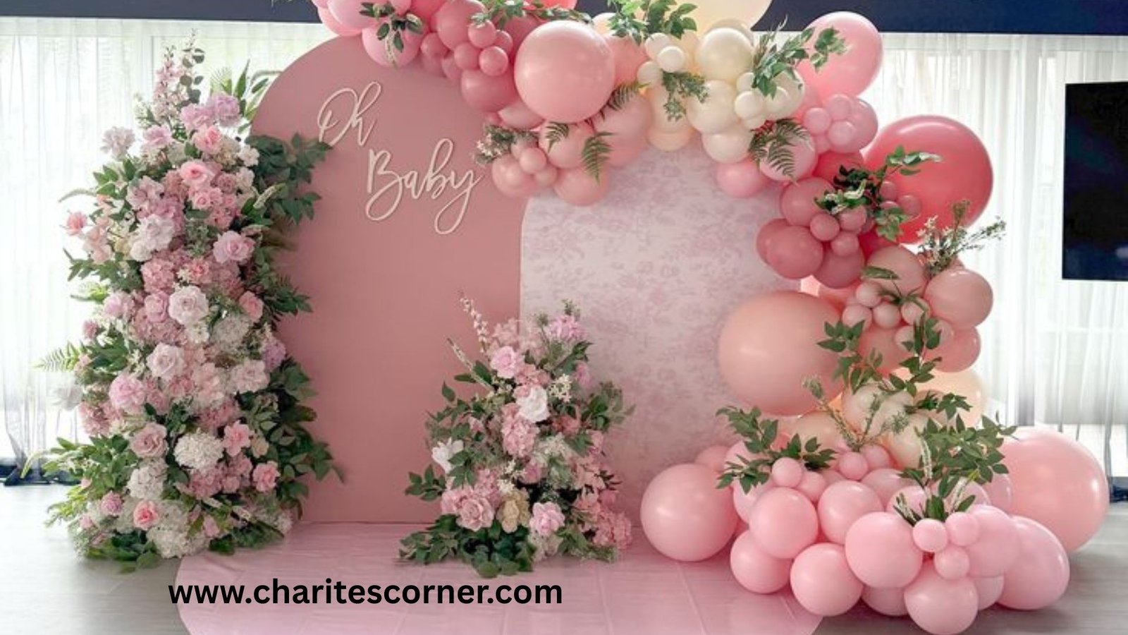 baby shower backdrop ideas