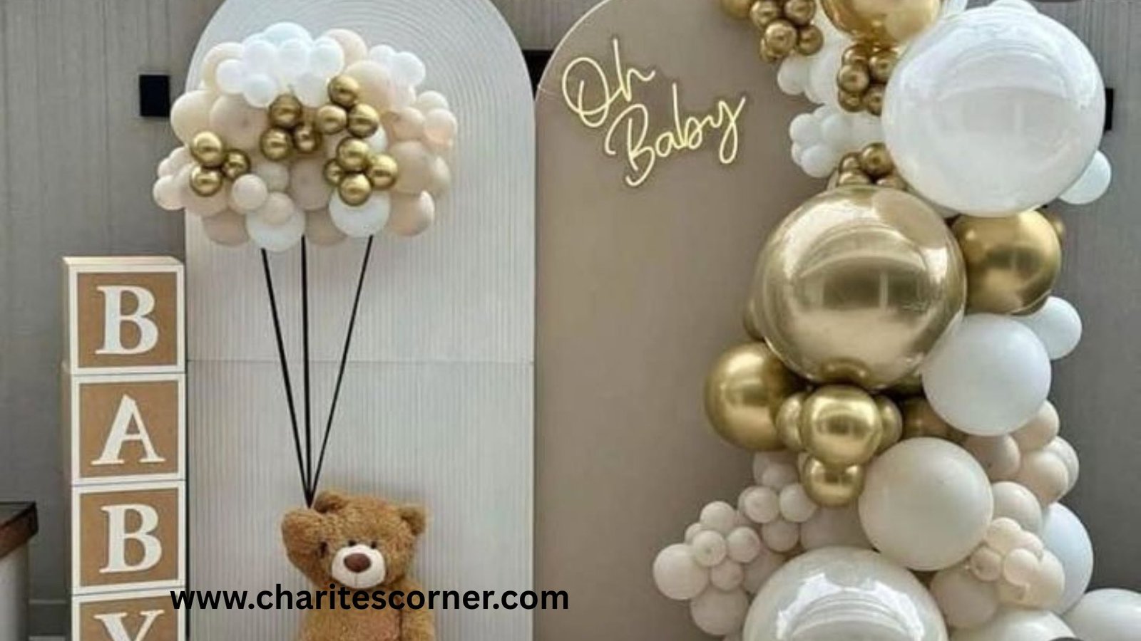 baby shower backdrop ideas